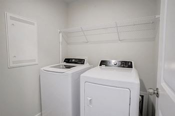 Washer and dryer included